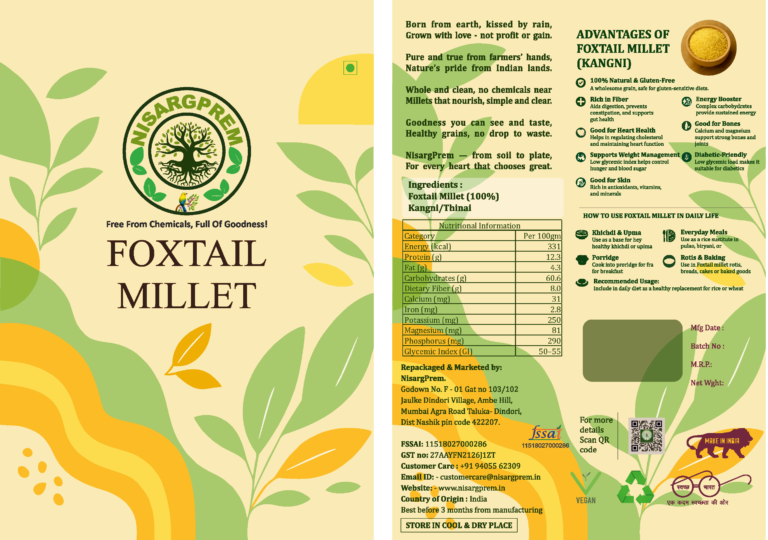 FOXTAIL MILLET 1