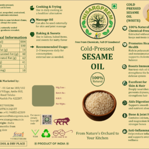 White Sesame Oil