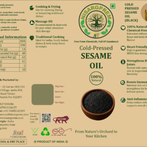 Black Sesame Oil