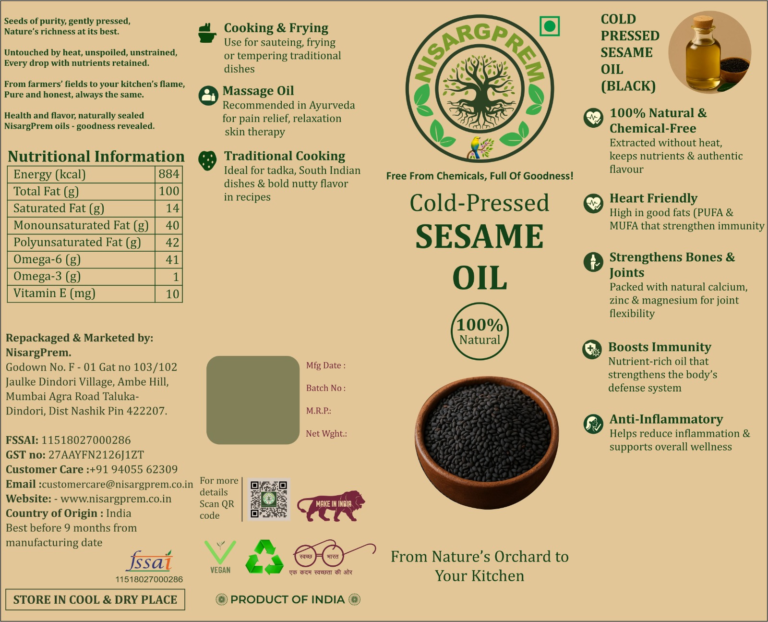 Cold Press Seasame Oil_Black